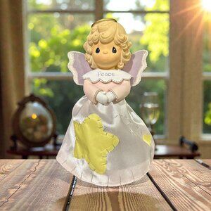 Rare Enesco Vintage Precious Moments Angel Tree Topper “Peace”